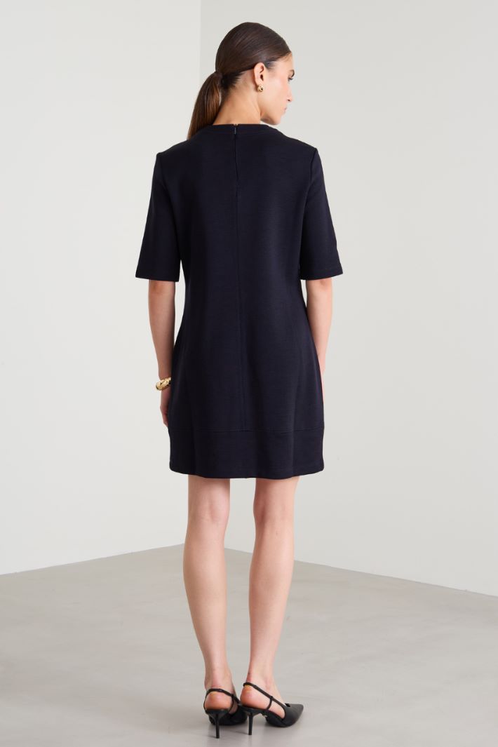 Wool jersey dress Intrend - 3