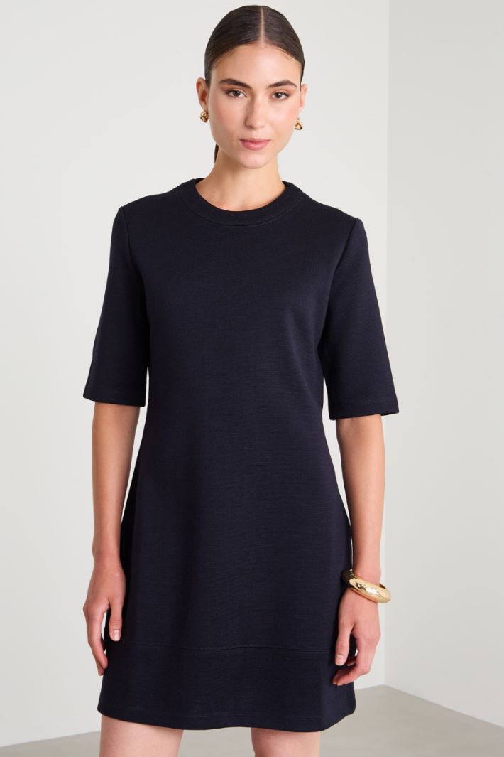 Wool jersey dress Intrend - 2