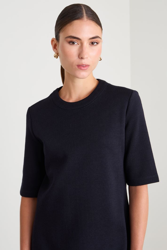 Wool jersey dress Intrend - 4