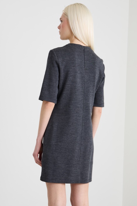 Vestido de punto de lana