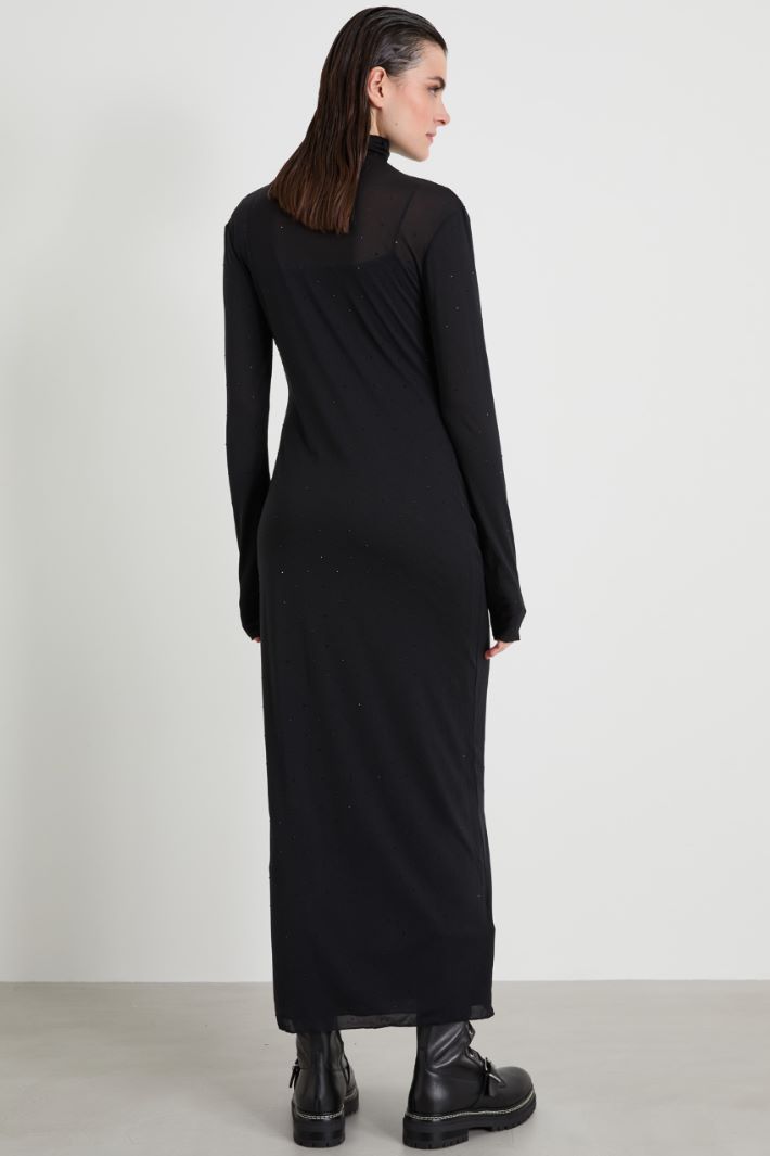 Jersey tulle dress Intrend - 3
