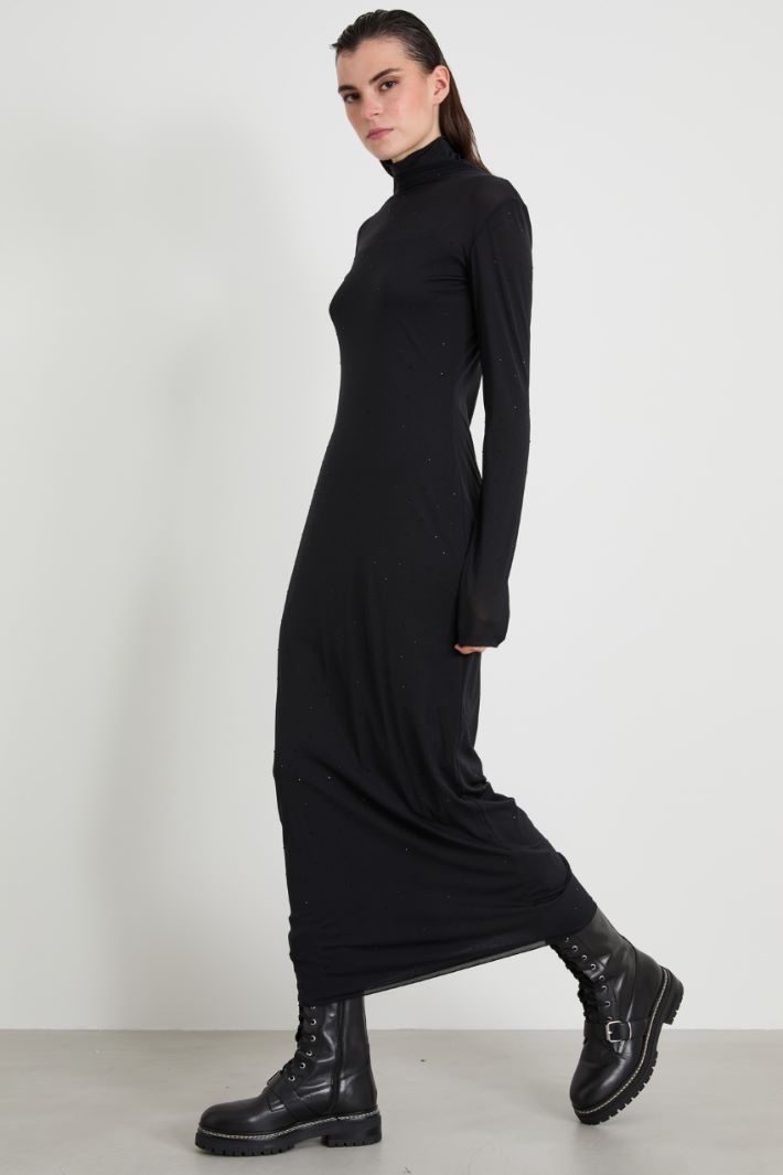 Jersey tulle dress Intrend - 2