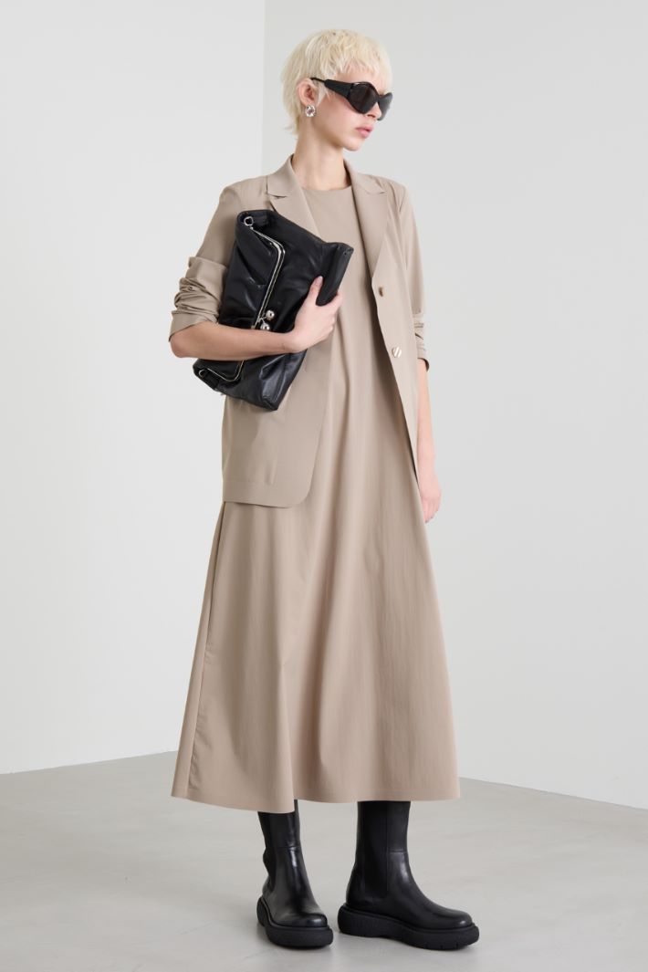 Technical jersey A-line dress Intrend