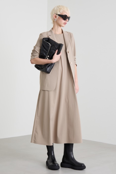 Technical jersey A-line dress Intrend
