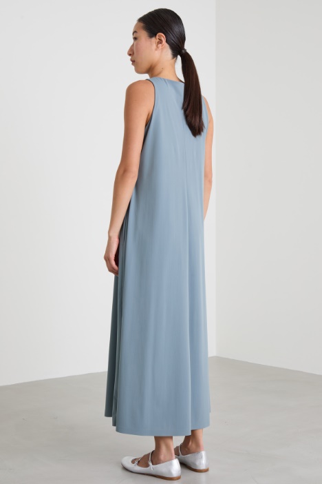 Abito svasato in jersey tecnico