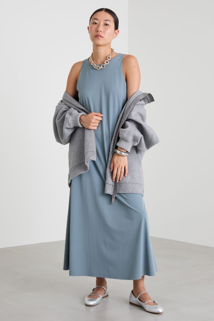 Technical jersey A-line dress Intrend