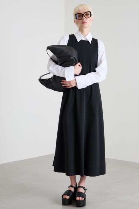 Technical jersey A-line dress Intrend