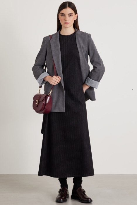 Pinstriped jersey dress Intrend