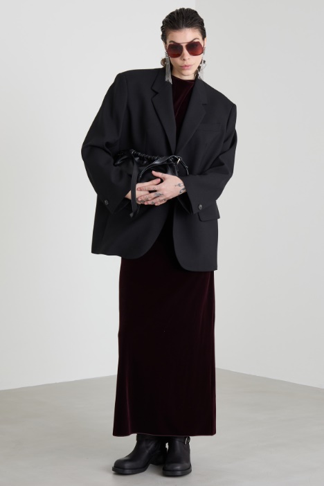 Velvet-jersey dress Intrend