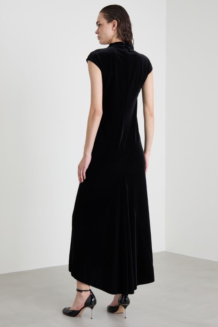 Velvet-jersey dress Intrend - 3