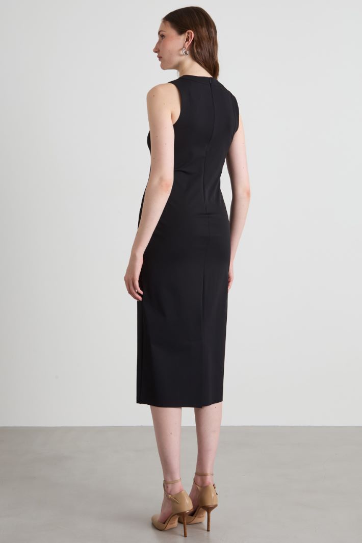 Technical jersey sheath dress Intrend - 3