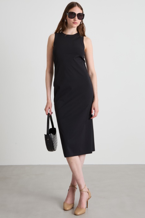 Abito a tubino in jersey tecnico