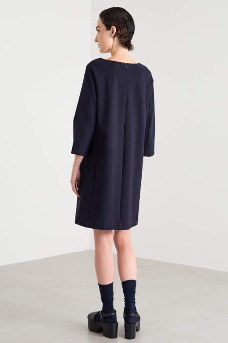 Abito corto in jersey