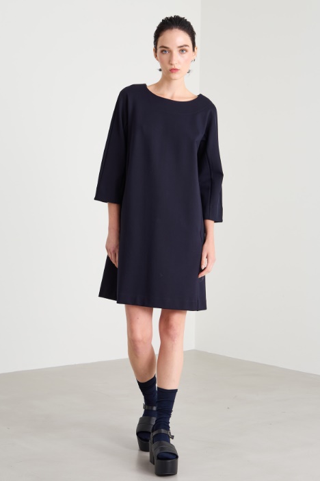 Abito corto in jersey