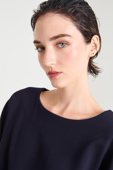 Abito corto in jersey