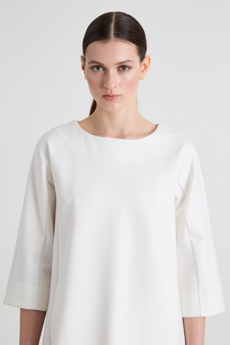 Abito corto in jersey