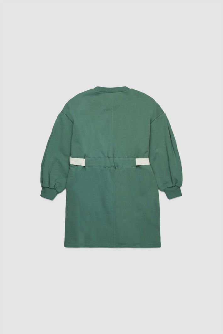 Abito maxi-felpa con cintura Intrend - 3