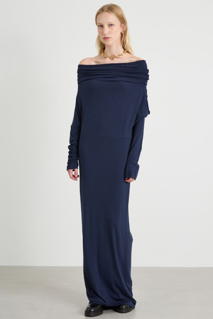 Cowl Neck Dress Intrend - 2