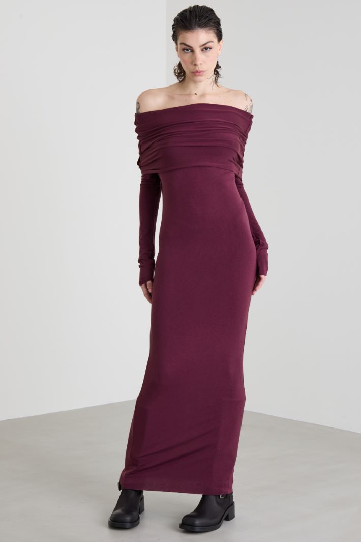 Cowl Neck Dress Intrend - 2