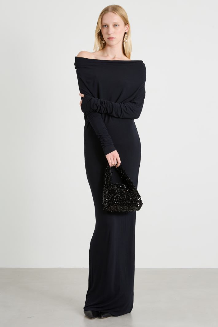 Cowl Neck Dress Intrend