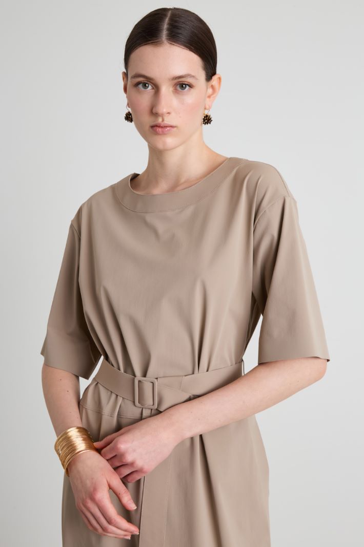 Technical jersey dress Intrend - 4