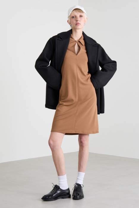 Jersey dress with belt Intrend