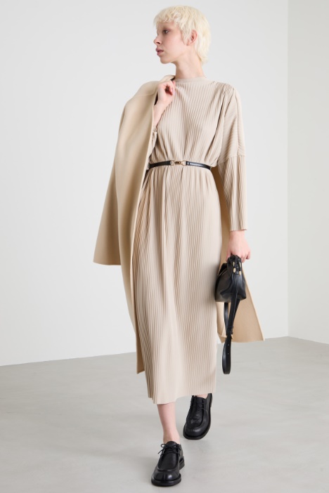 Pleated jersey dress Intrend