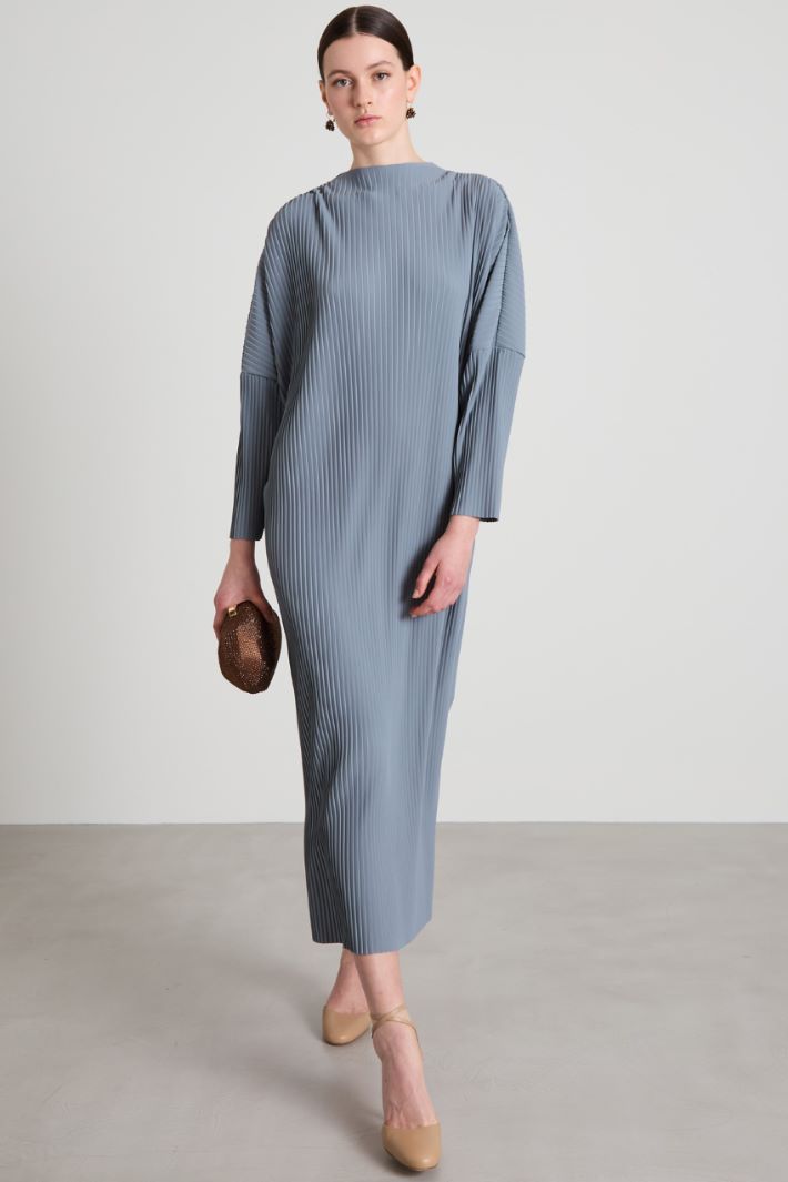 Pleated jersey dress Intrend