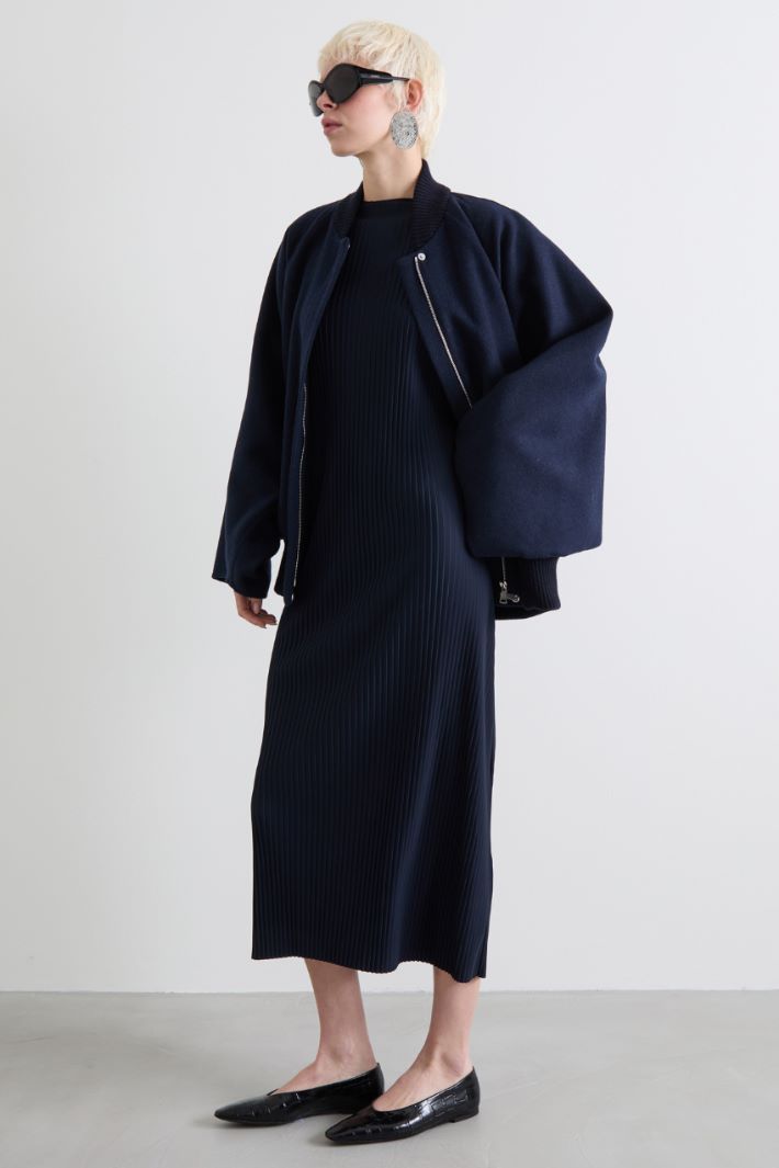 Pleated jersey dress Intrend
