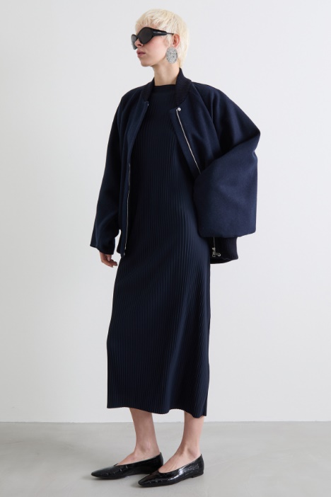 Pleated jersey dress Intrend