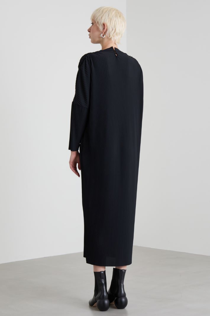 Pleated jersey dress Intrend - 3