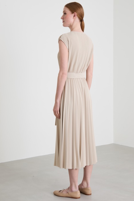 Abito midi plissé