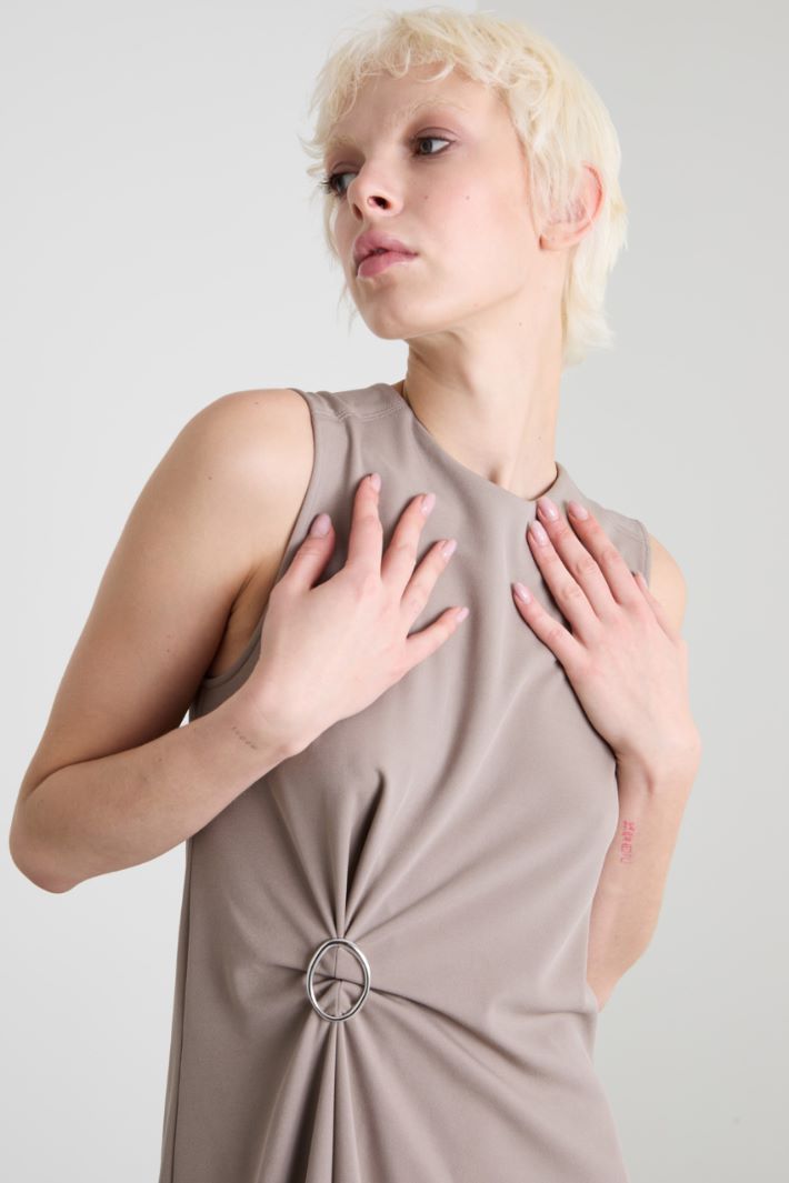 Fluid jersey dress Intrend - 4