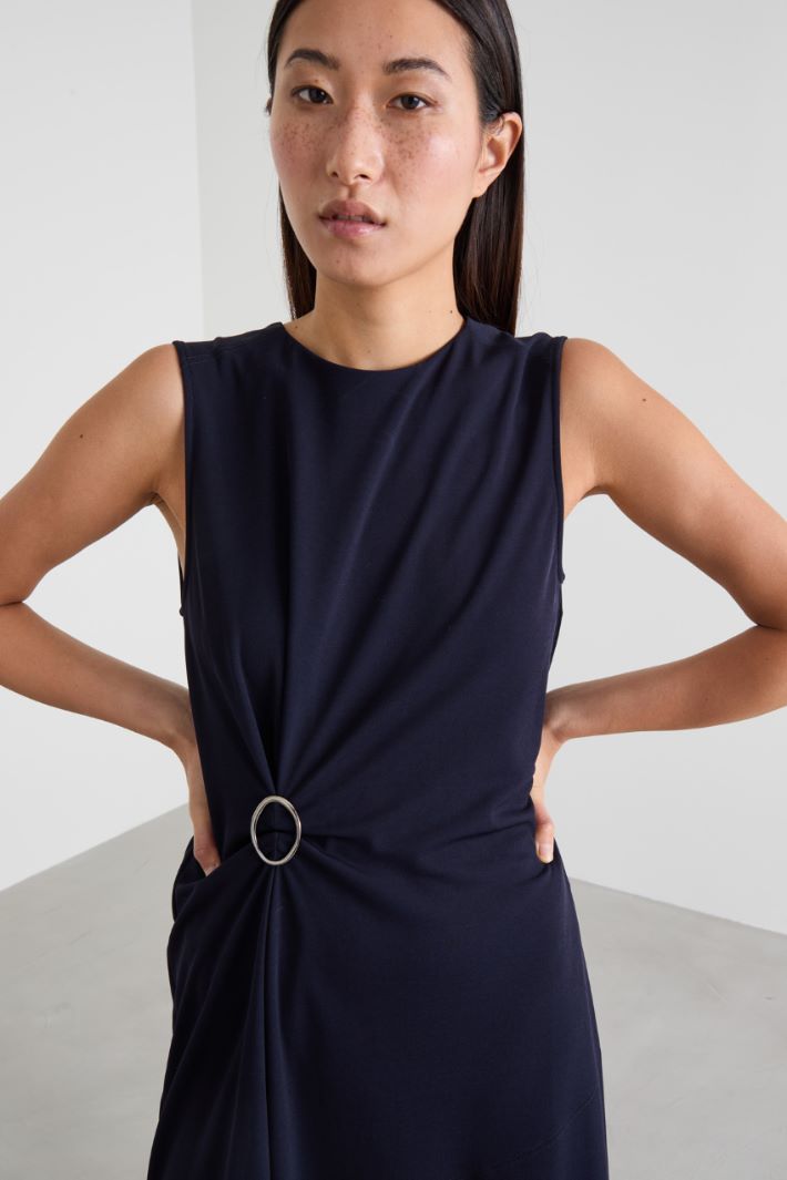 Fluid jersey dress Intrend - 4