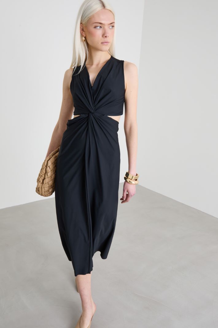 Draped jersey dress Intrend - 2
