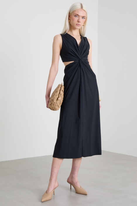 Draped jersey dress Intrend
