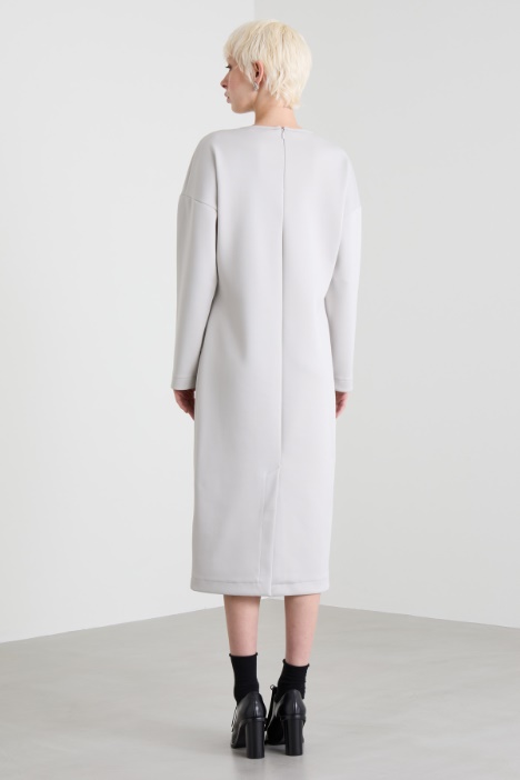 Abito midi in jersey