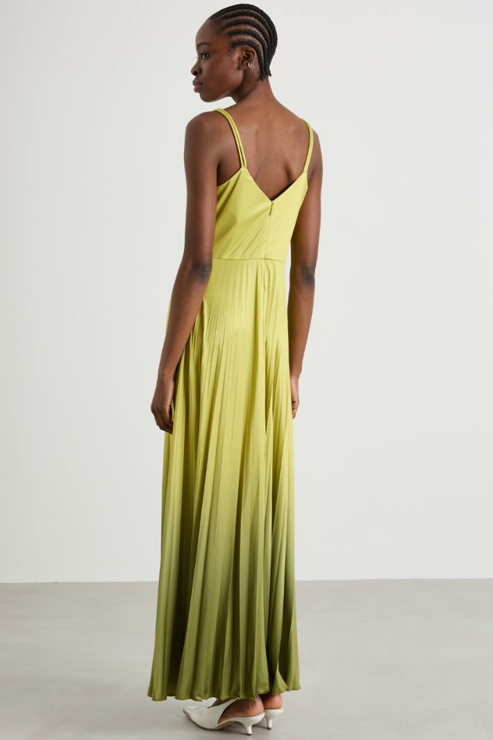 Long gradient jersey dress Intrend - 3