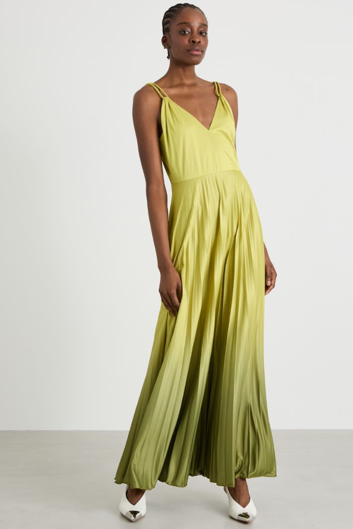 Long gradient jersey dress Intrend - 2