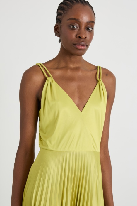 Abito lungo in jersey sfumato