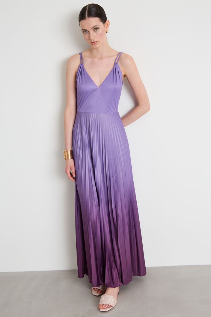 Long gradient jersey dress Intrend - 2