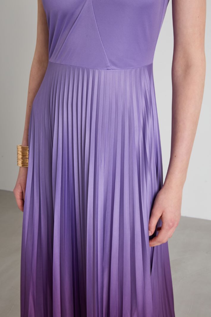 Long gradient jersey dress Intrend - 4