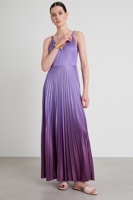 Long gradient jersey dress Intrend