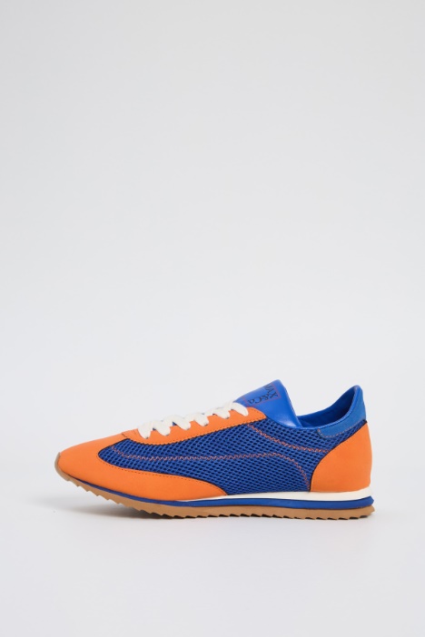 Sneakers in tessuto a rete