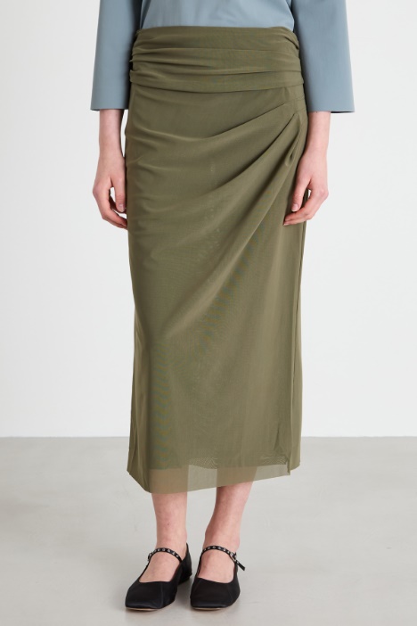 Gonna in tulle tecnico