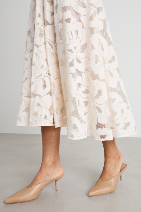 Gonna in pizzo a fiori