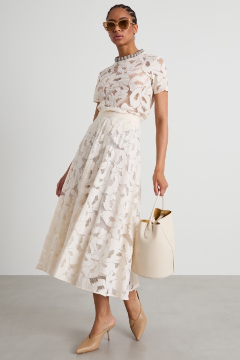 Floral lace skirt Intrend