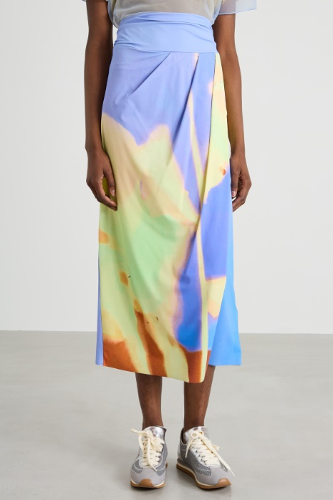 Gonna lunga in jersey