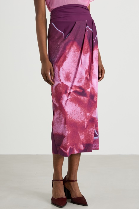 Gonna lunga in jersey