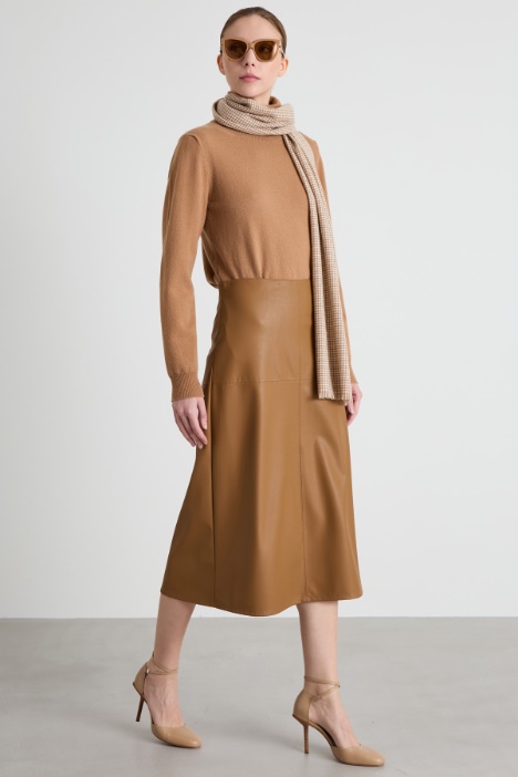 Coated jersey skirt Intrend